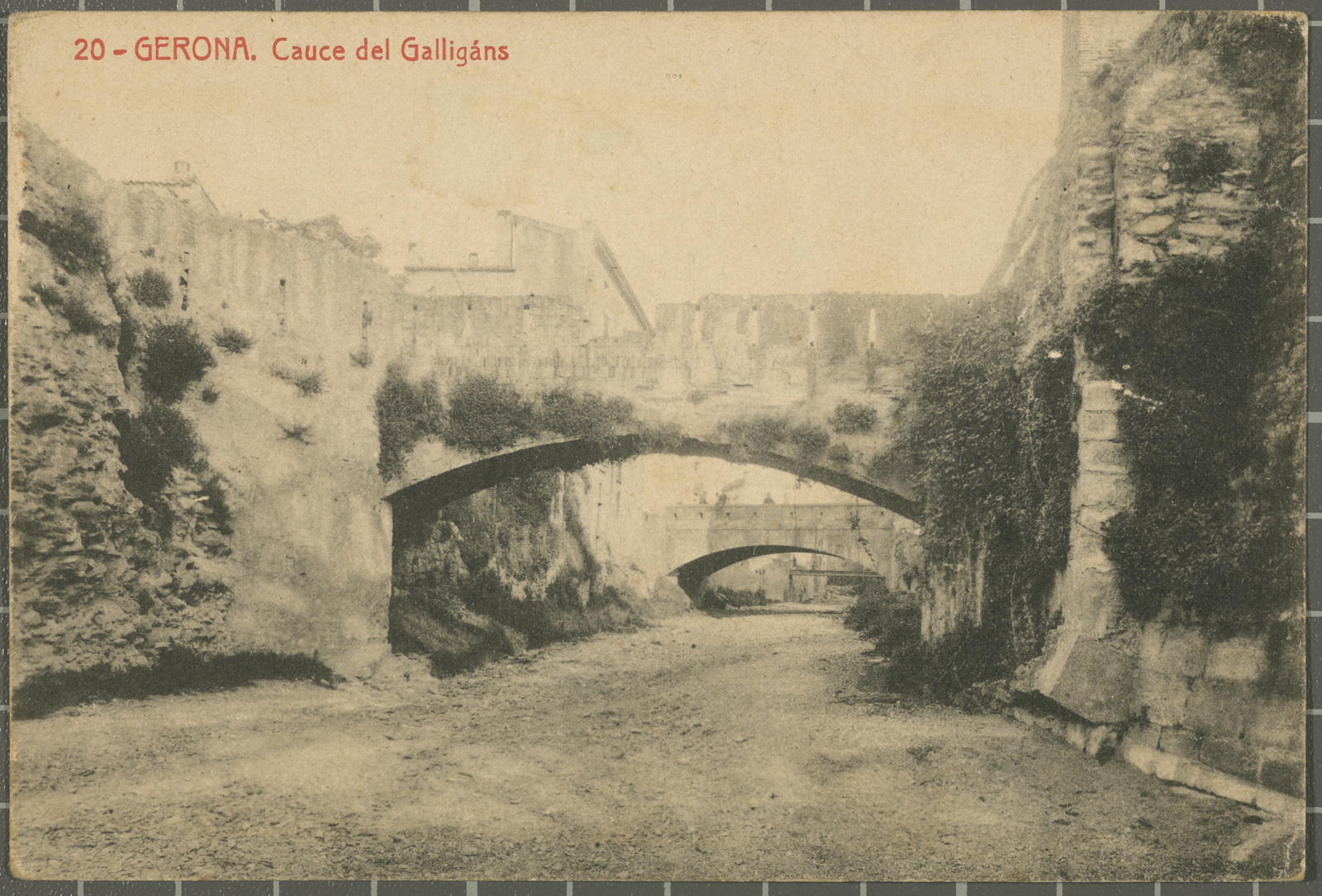 Desconegut, 20- GERONA. Cauce del Galligáns