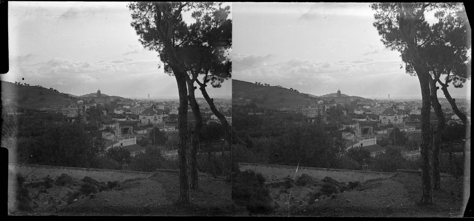 Desconegut, [Vista de Sarrià i Sant Gervasi]