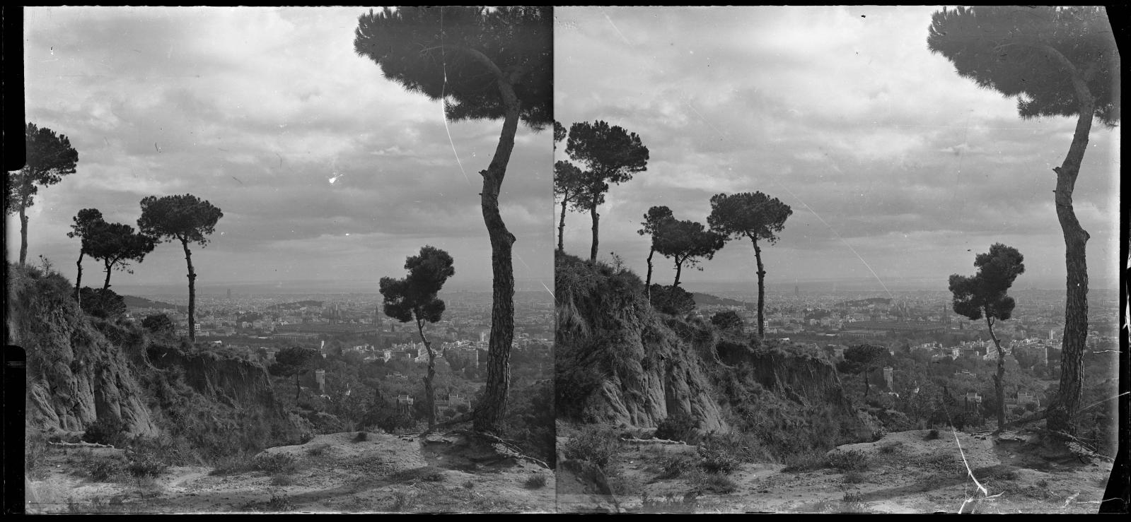 Desconegut, [Vista de Sarrià i Sant Gervasi]