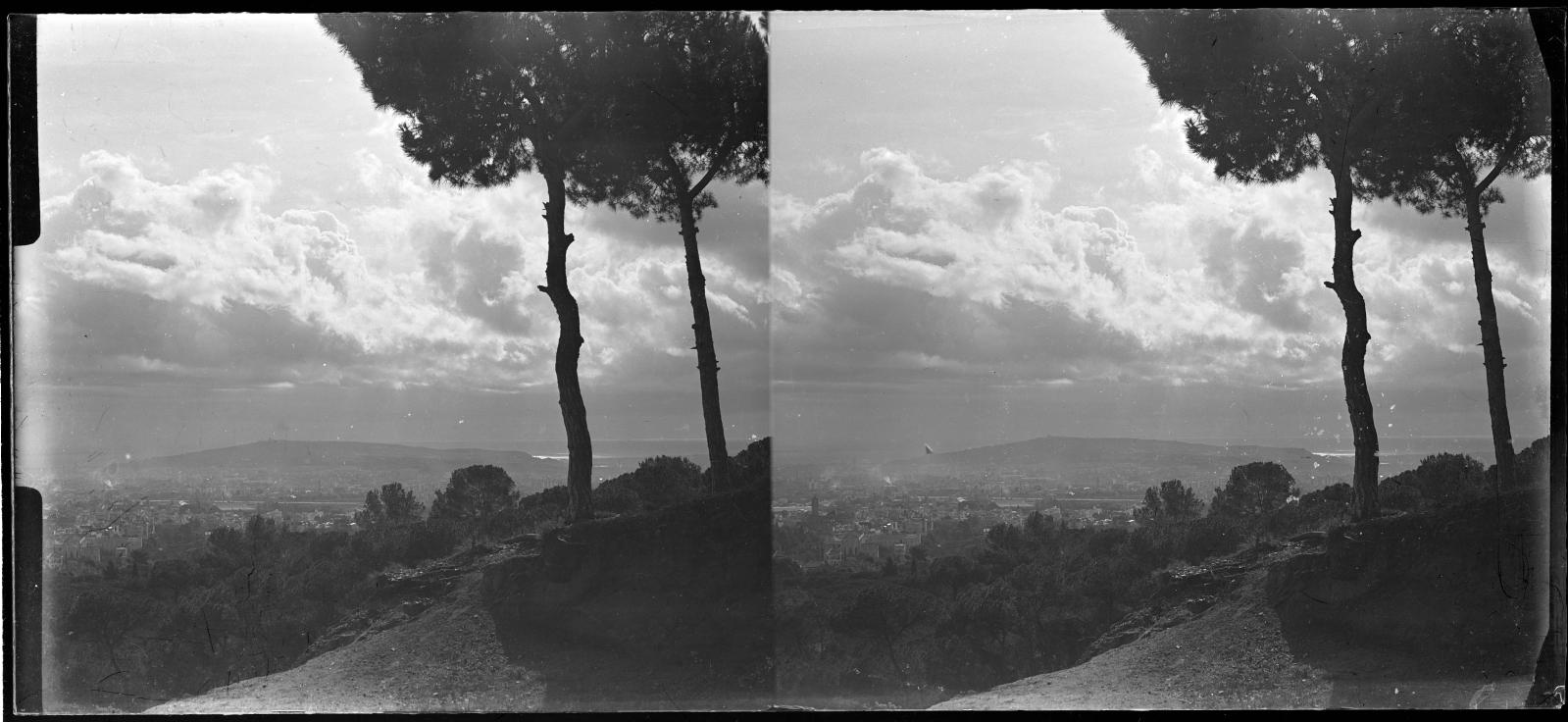 Desconegut, [Vista de Sarrià i Sant Gervasi]