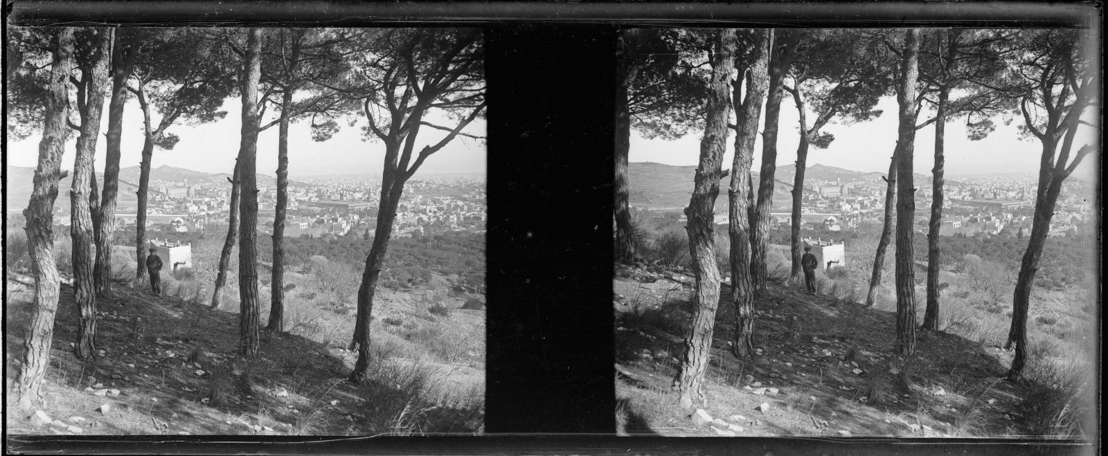 Desconegut, [Vista de Sarrià i Sant Gervasi]