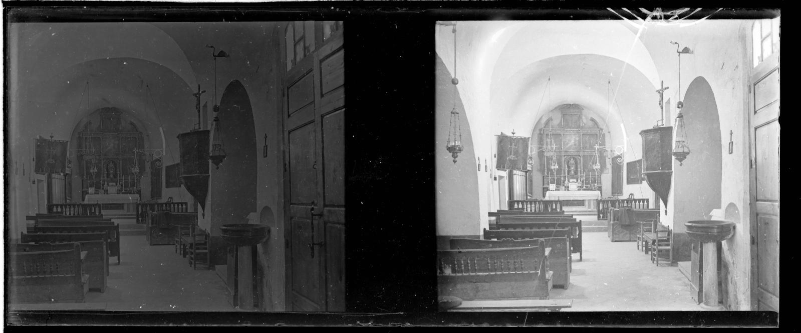 Desconegut, [Interior of the hermitage of Santa Cruz de Olorda]