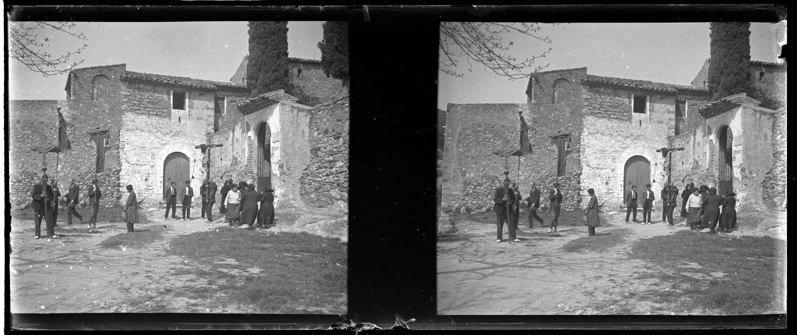 Desconegut, [Processó a Santa Creu d'Olorda]