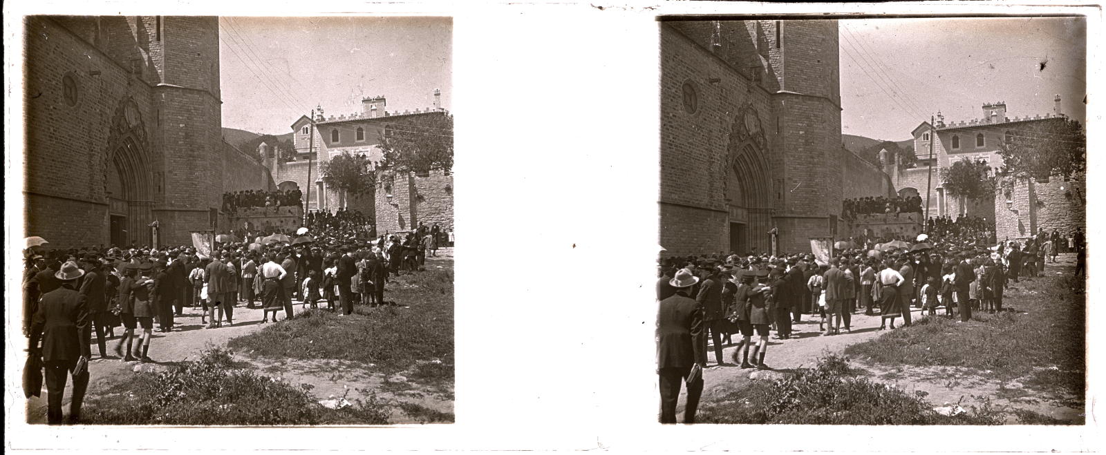 Desconegut, [Acte religiós al monestir de Santa Maria de Pedralbes]