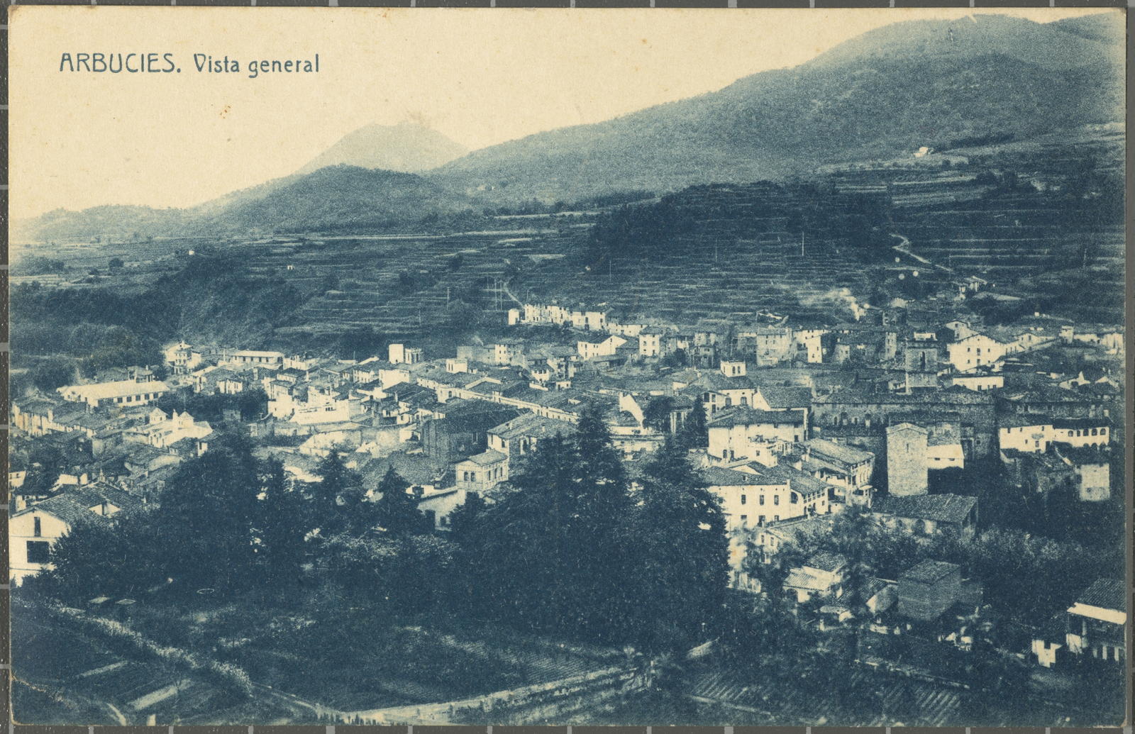 Desconegut, Arbucies. Vista general