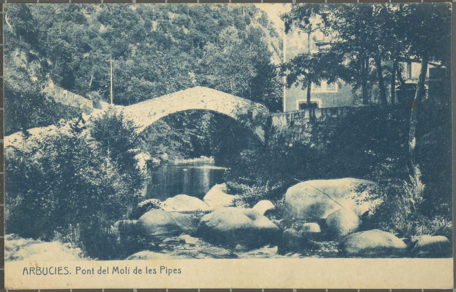 Desconegut, Arbucies. Pont del Molí de les Pipes