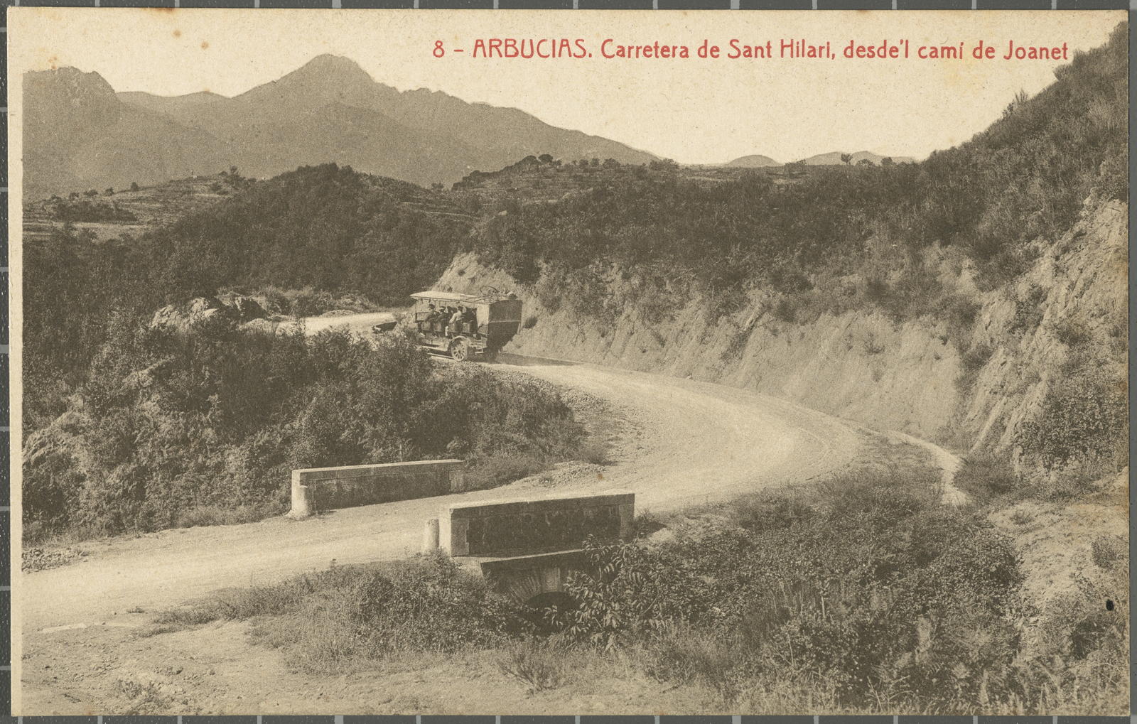 Amadeu Mauri Aulet, 8 - Arbucias. Carretera de Sant Hilari, desde'l camí de Joanet