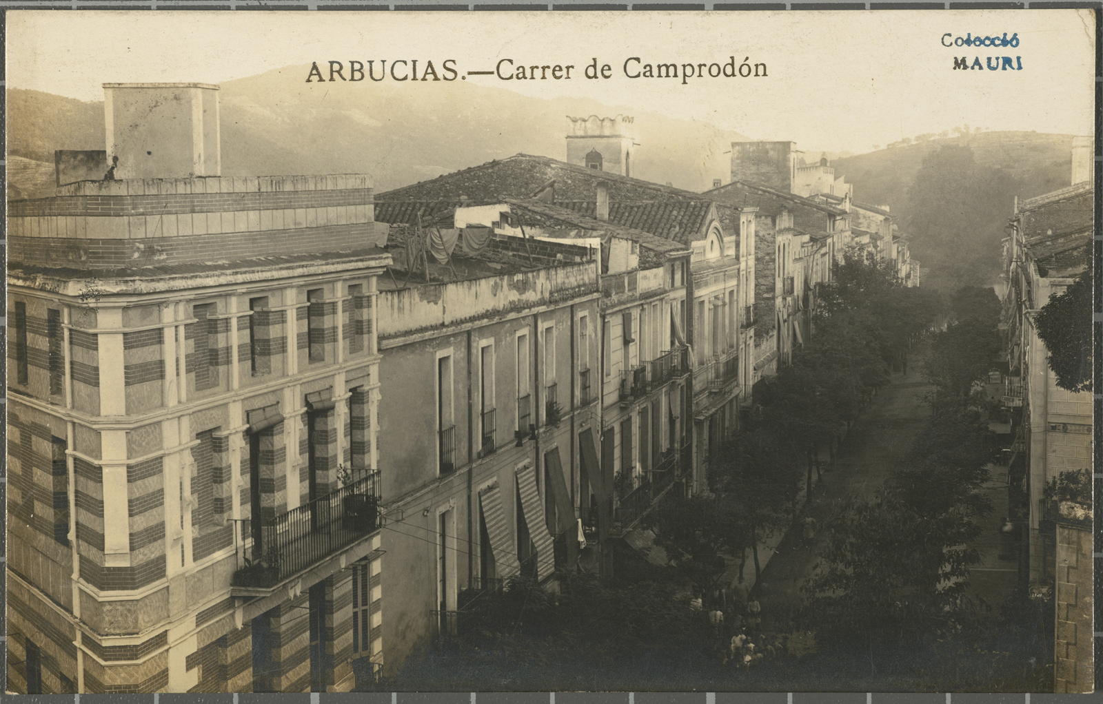 Amadeu Mauri Aulet, Arbucias.-Camprodón Street