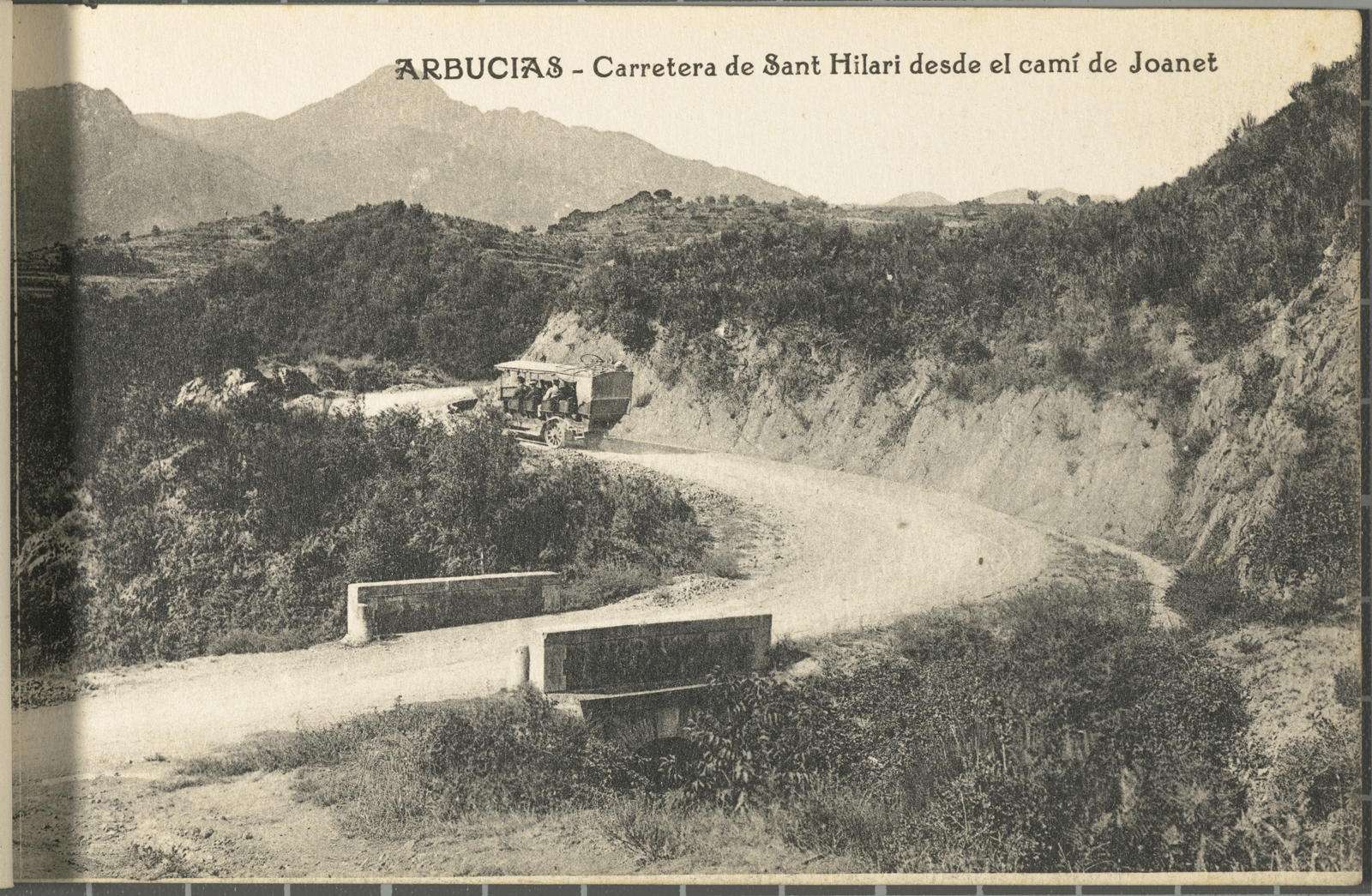 Amadeu Mauri Aulet, Arbucias - Carretera de Sant Hilari desde el camí de Joanet