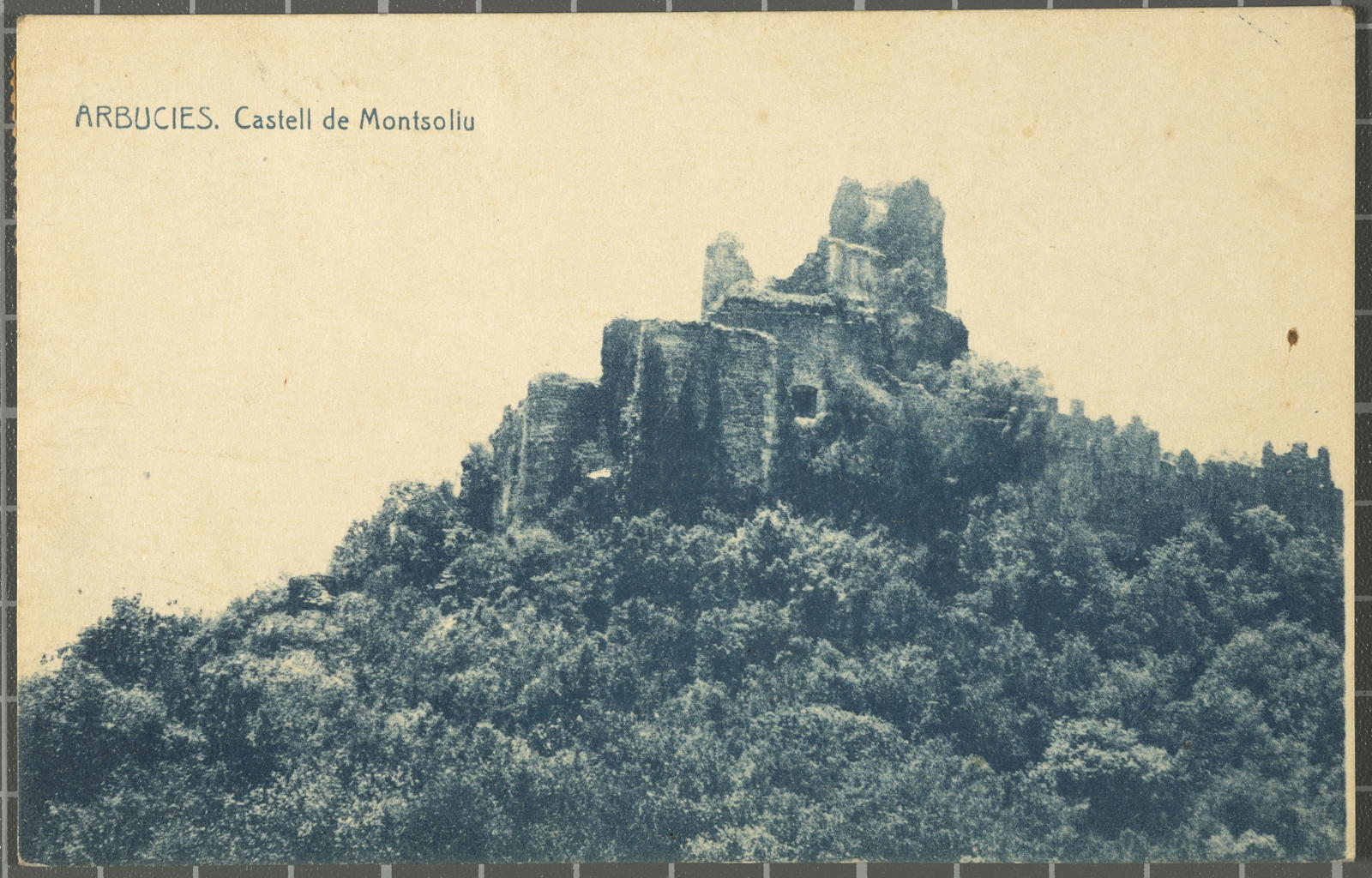 Desconegut, Arbucies. Montsoliu Castle