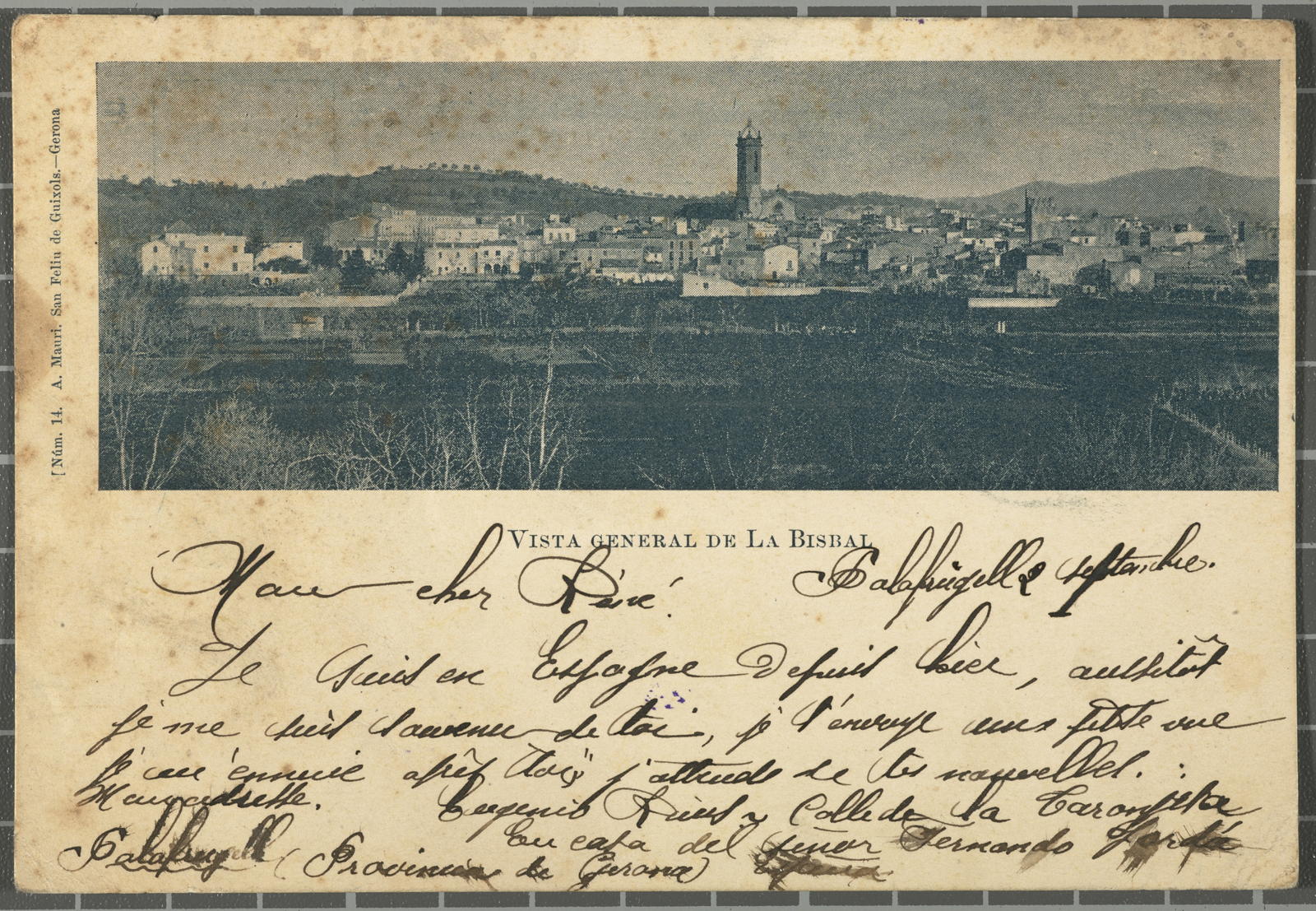 Amadeu Mauri Aulet, General view of La Bisbal