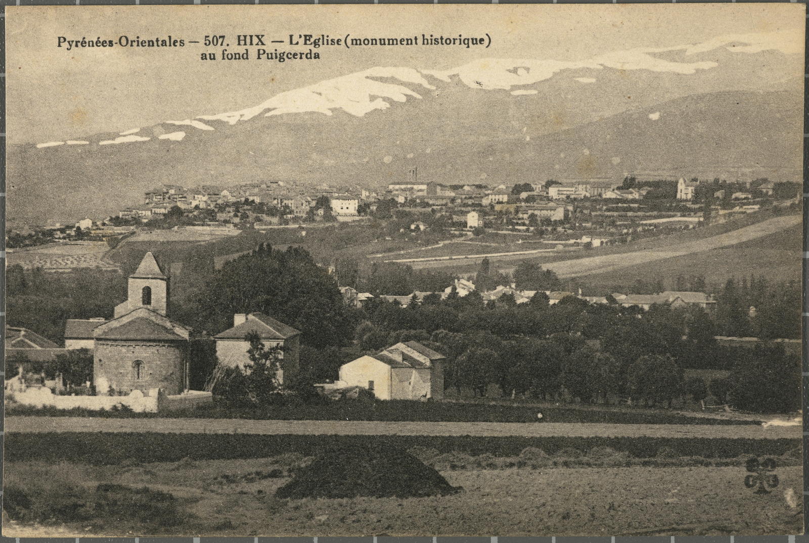 Desconegut, 507.- Hix - Eglise (monument historique) au Puigcerda