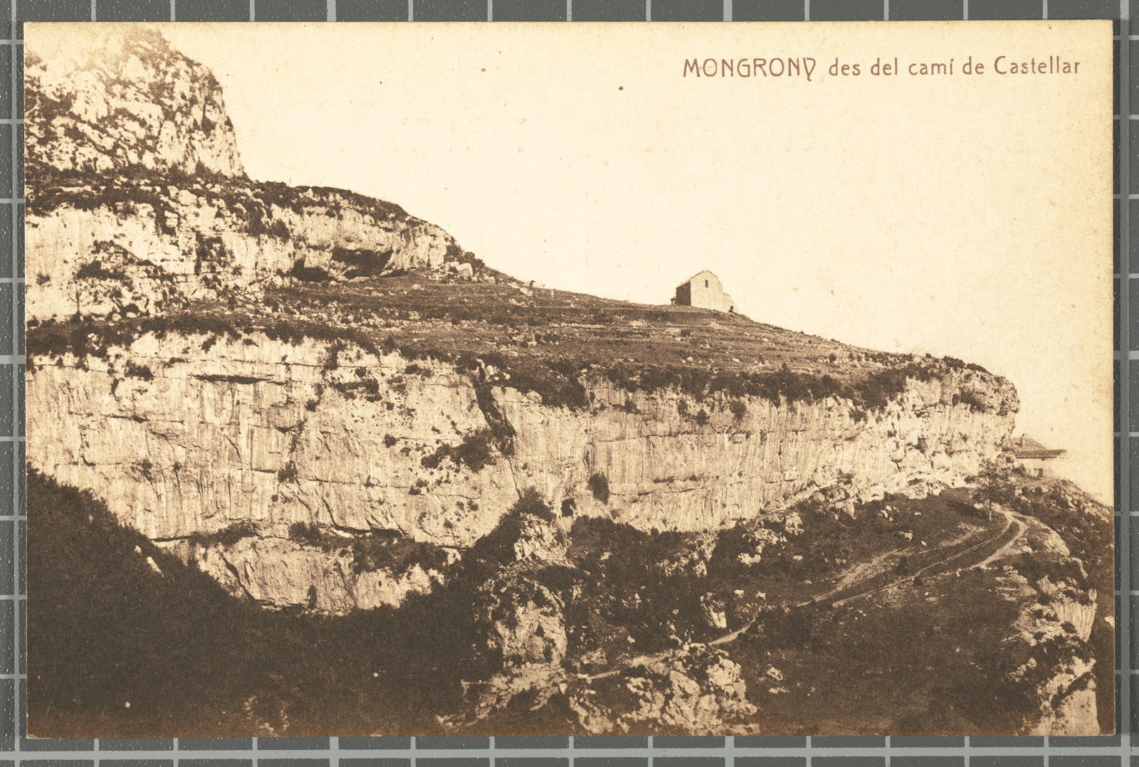 Desconegut, Montgrony. des del camí de Castellar