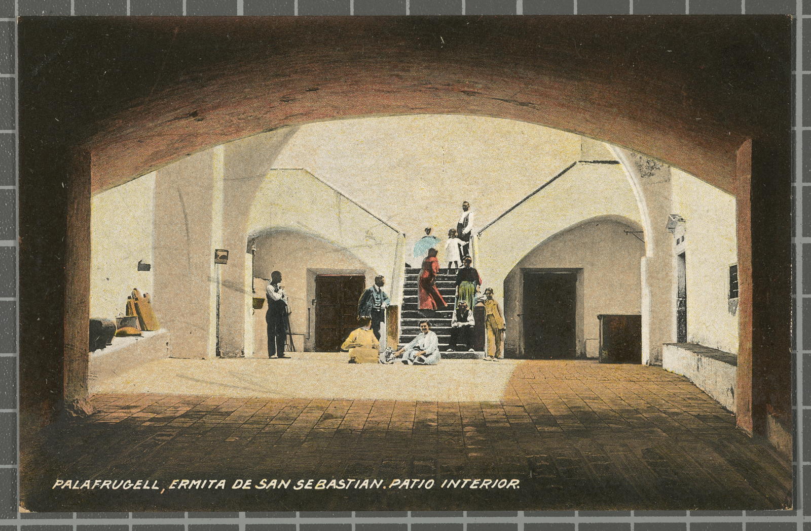 Desconegut, Palafrugell, Ermita de San Sebastian. Patio interior.