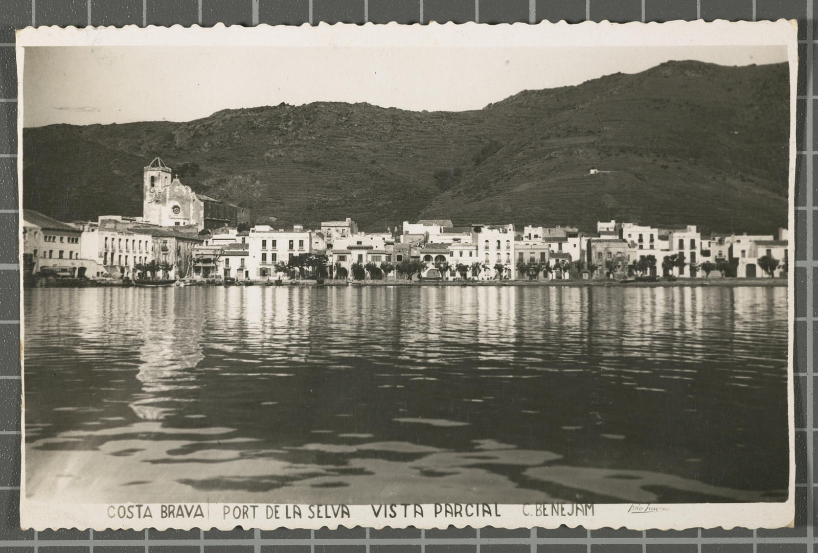 Desconegut, Costa Brava. Port de la Selva. Vista parcial