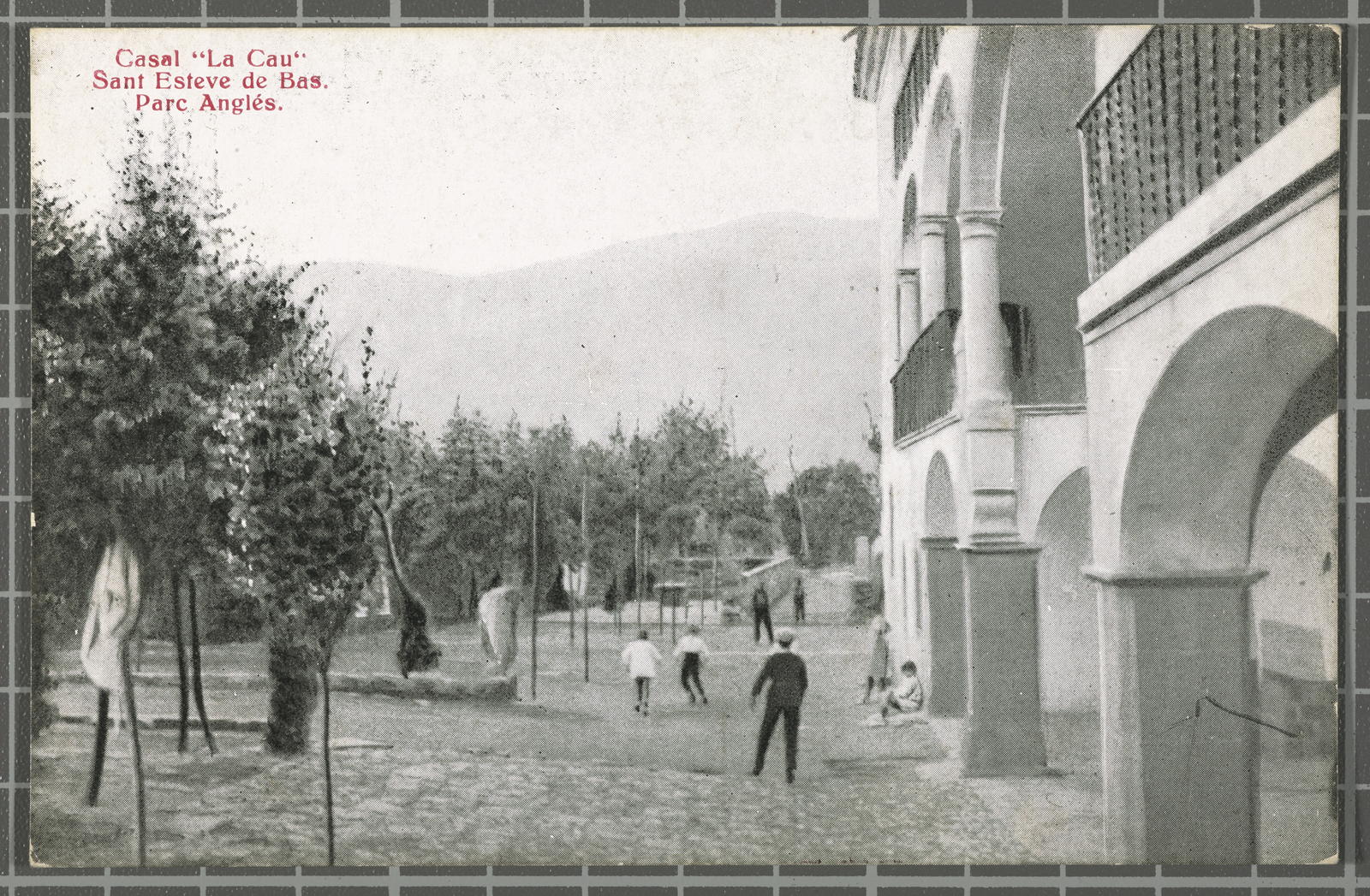 Desconegut, Casal "La Cau" Sant Esteve de Bas. Parc Anglés.