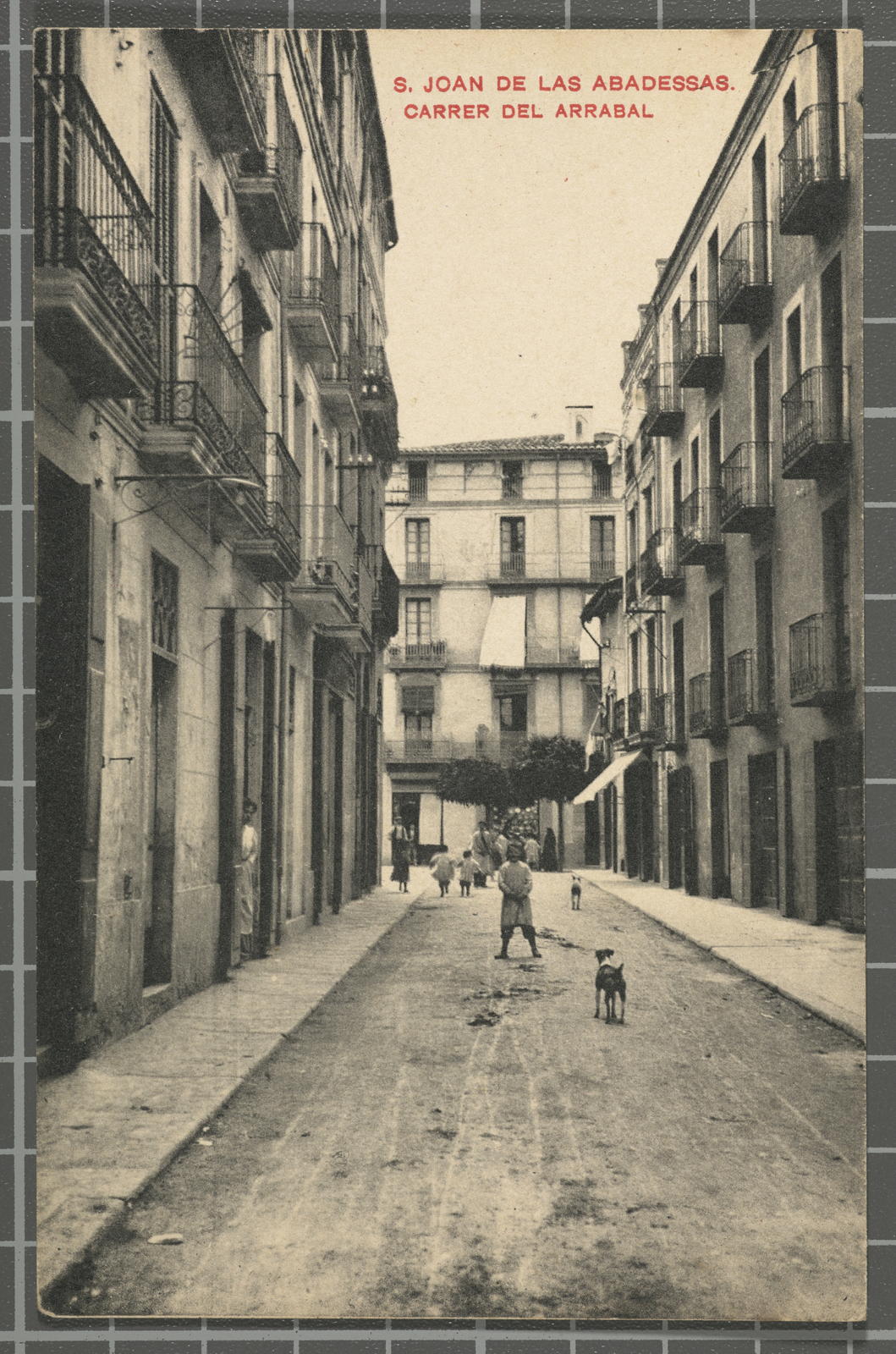 Desconegut, S. Joan de las Abadessas. Carrer del Arrabal