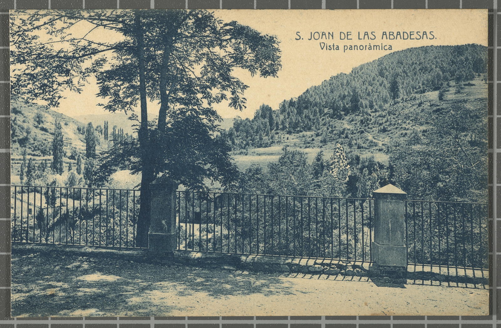 Desconegut, S. Joan de las Abadesas. Vista panoràmica