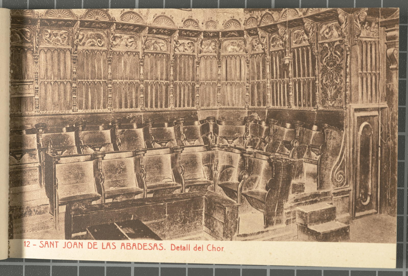 Desconegut, 12 - Saint Joan of las Abadesas. Detail of the Chor