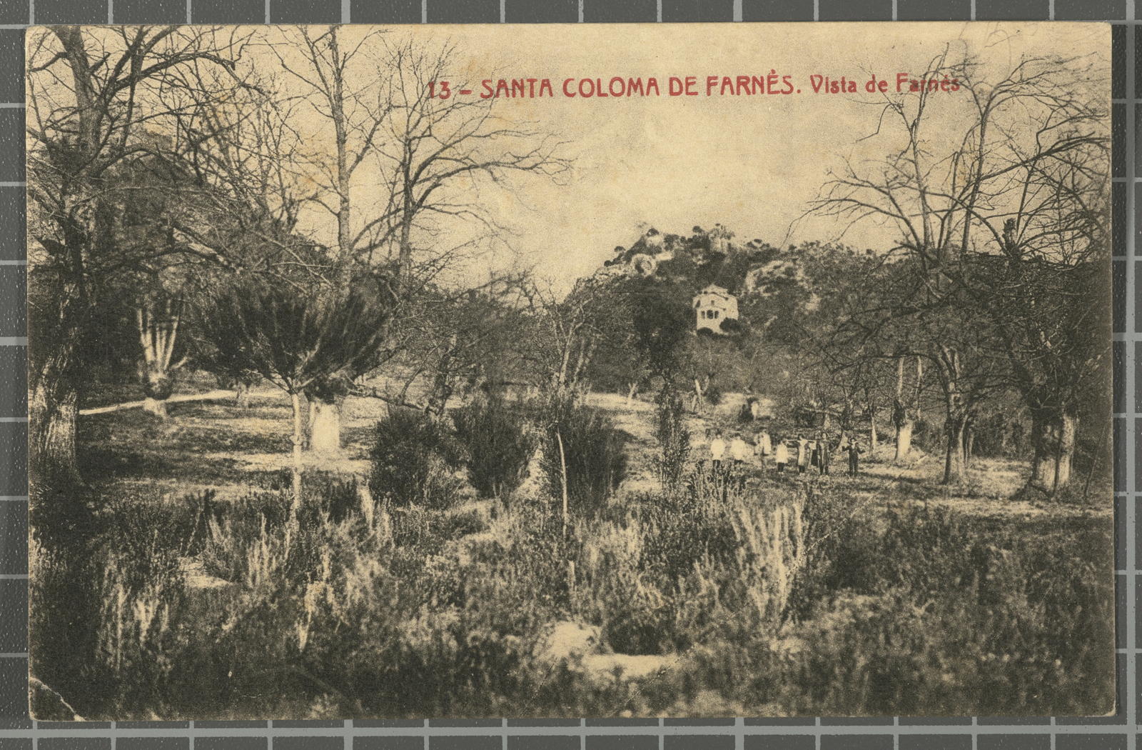 Desconegut, 13 - Santa Coloma de Farnés. Vista de Farnés