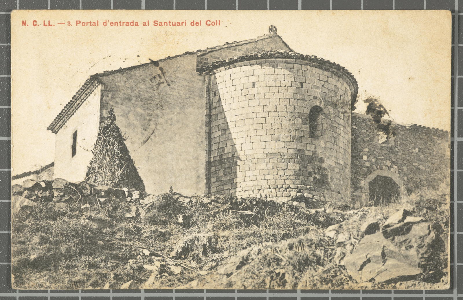 Desconegut, N. C. LL. - 3. Entrance portal to the Coll Sanctuary