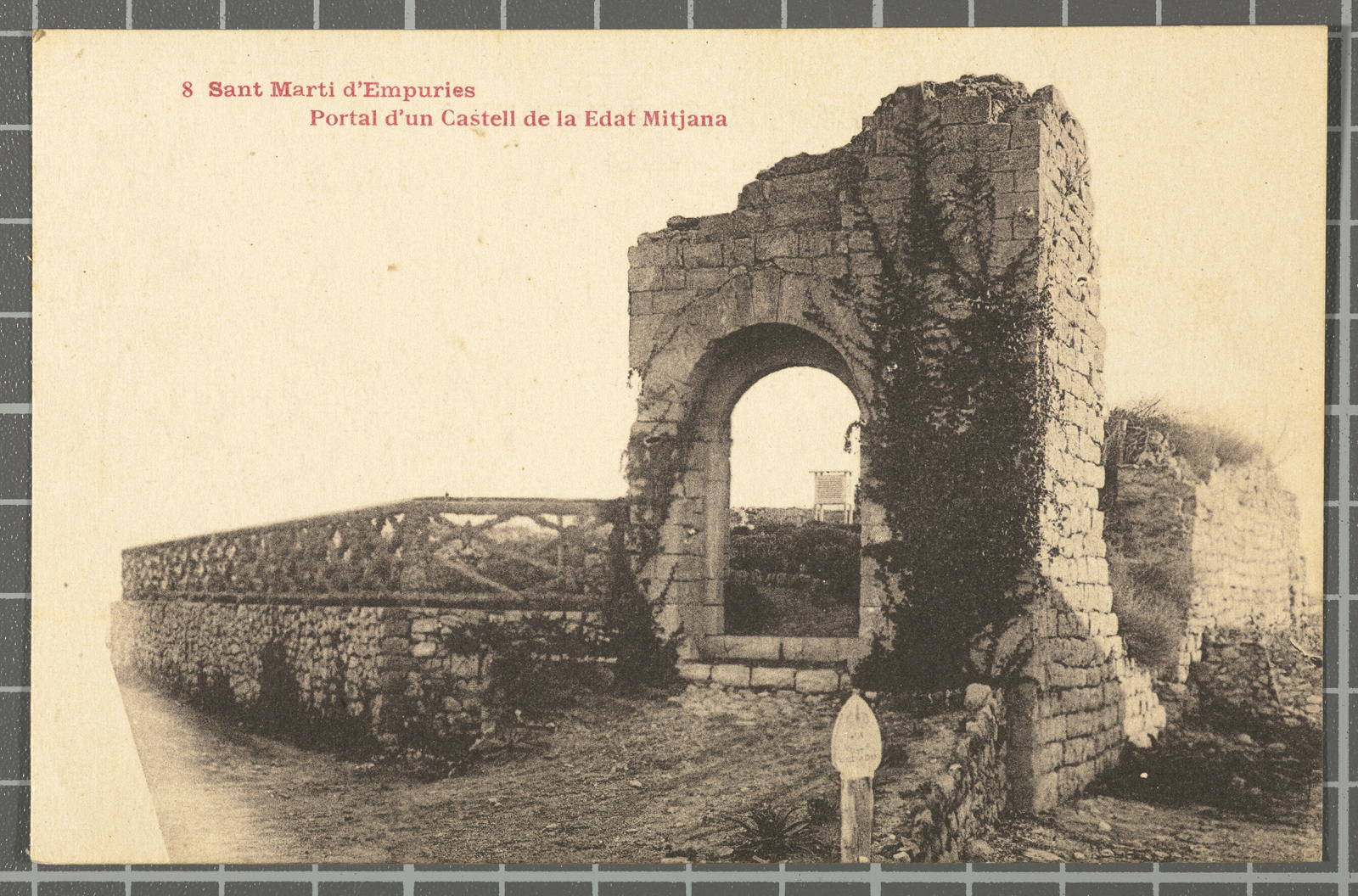 Josep Esquirol Pérez, 8 St. Marti d’ Empuries. Portal of a Middle Ages Castle