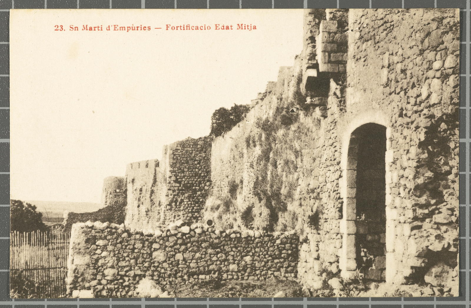 Josep Esquirol Pérez, 23. Sn Marti d’ Empúries - Fortified Middle Ages