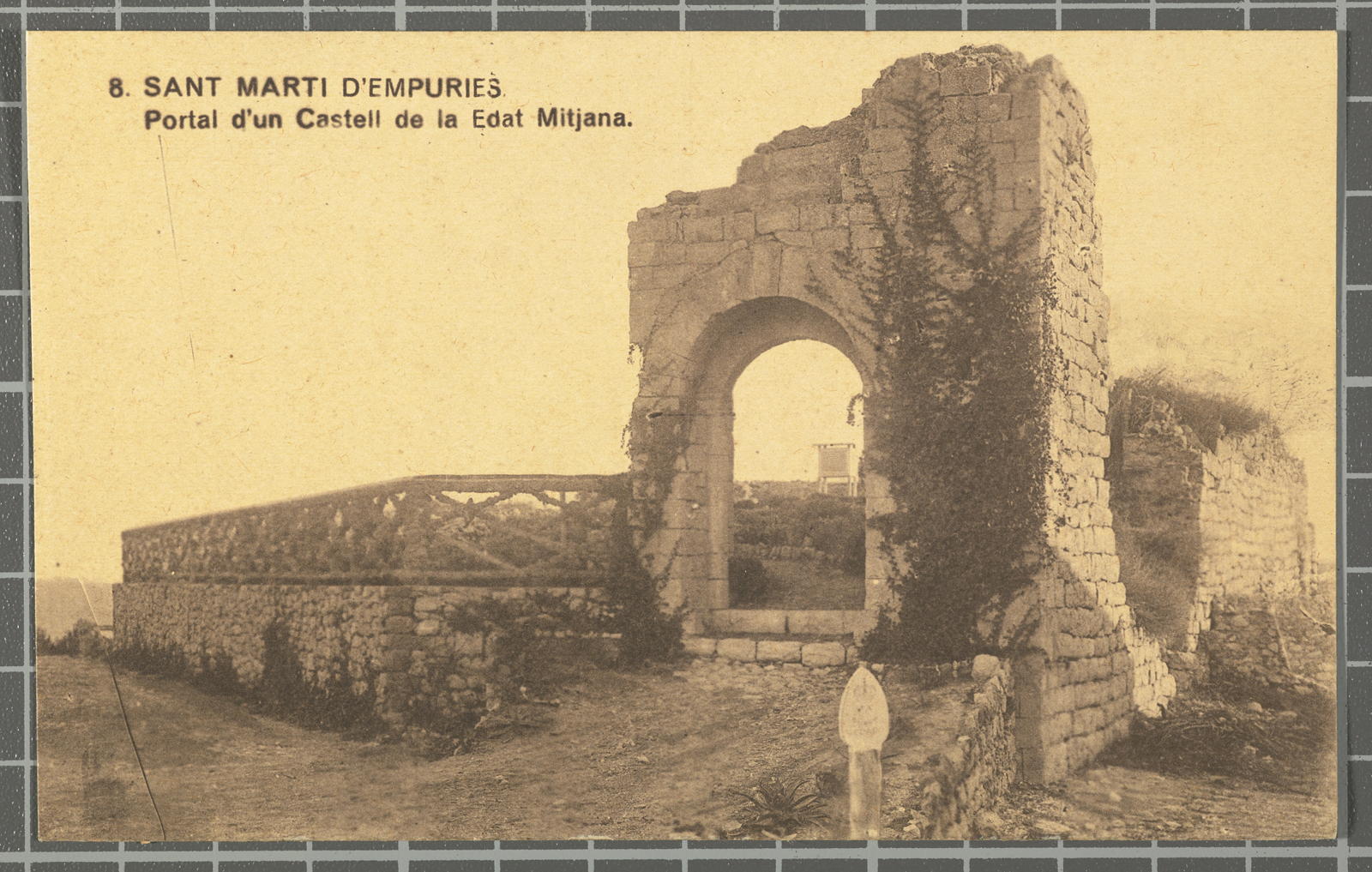 Josep Esquirol Pérez, 8. St. Marti d’ Empuries. Portal of a Middle Ages Castle.