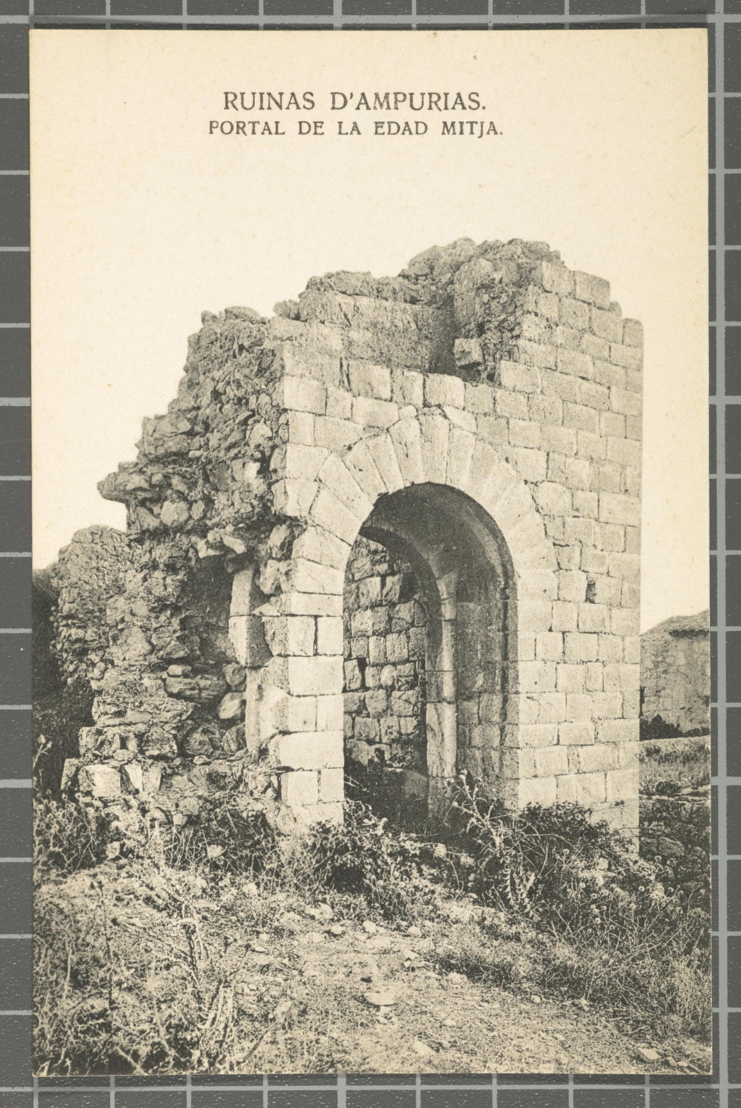 Josep Esquirol Pérez, Ruinas de Ampurias. Portal de la Edad Media