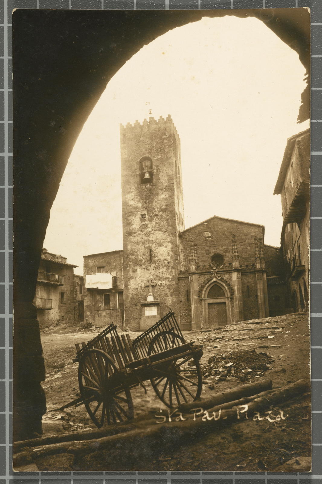 Desconegut, Sta Pau - Plaza