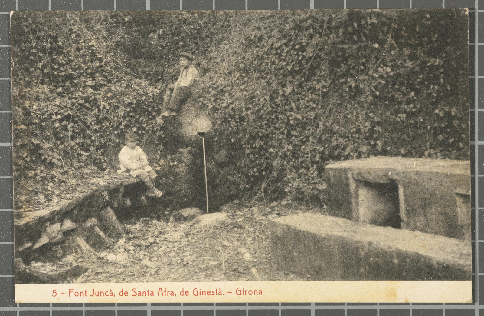Desconegut, 5 - Font Juncà, de Santa Afra, de Ginestà. - Girona