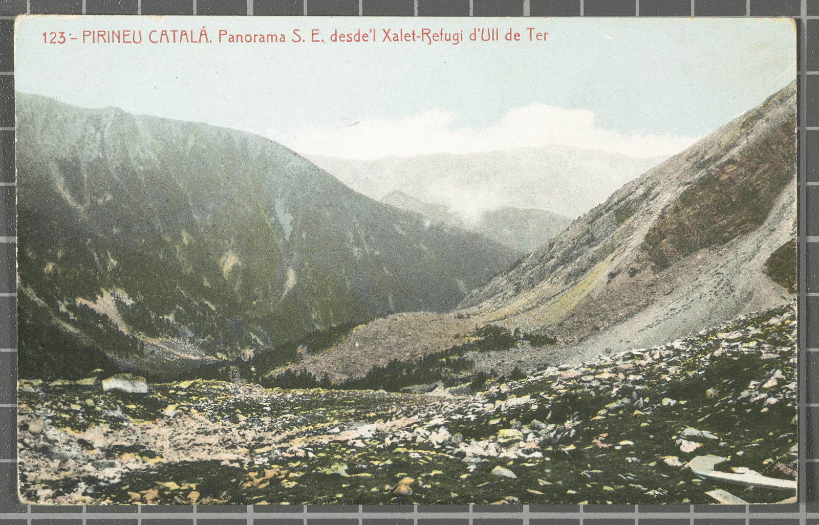 Desconegut, 123 - Pirineu Catalá. Panorama S.E. desde'l Xalet-Refugi d'Ull de Ter