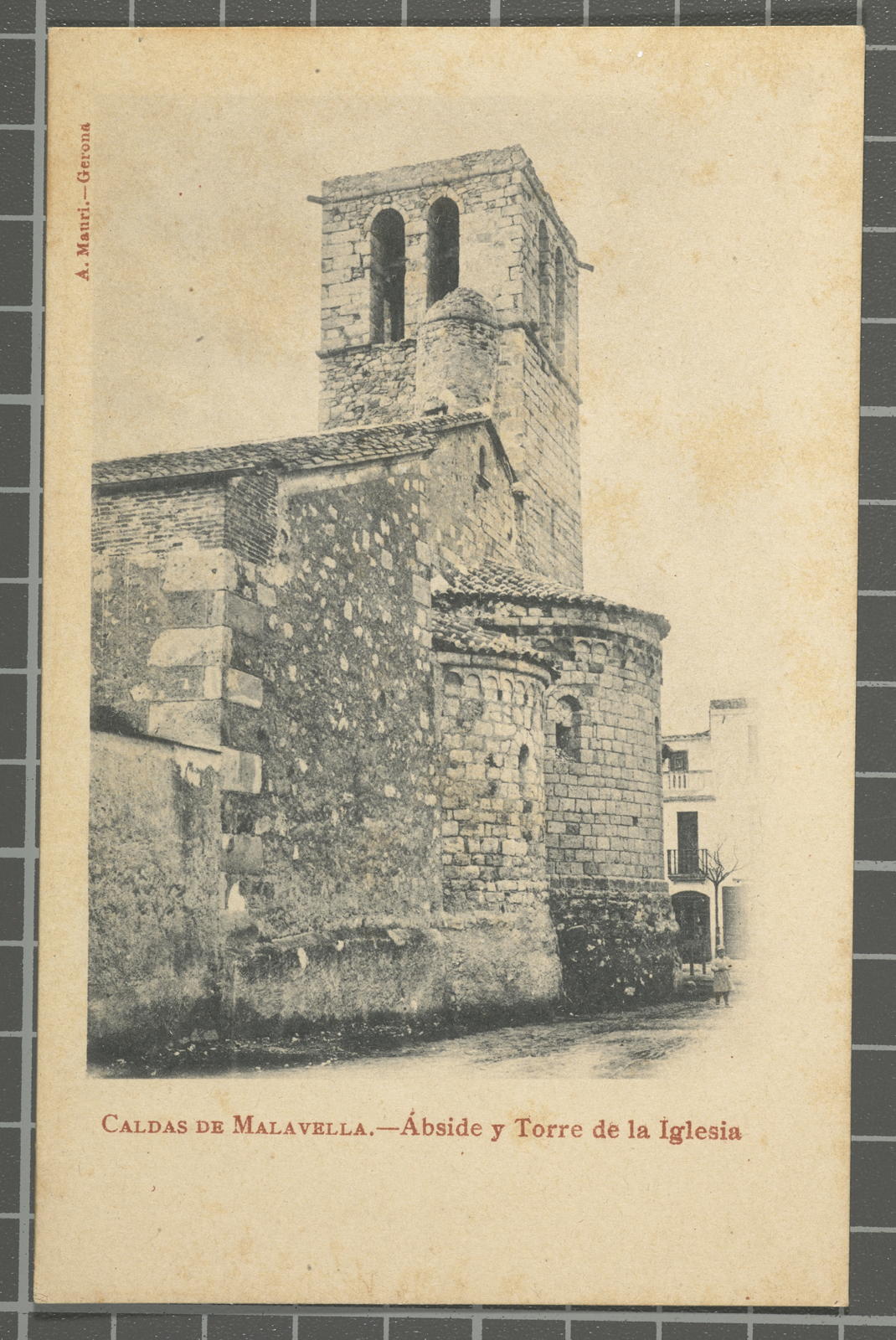 Amadeu Mauri Aulet, Caldas de Malavella.-Ábside y Torre de la Iglesia