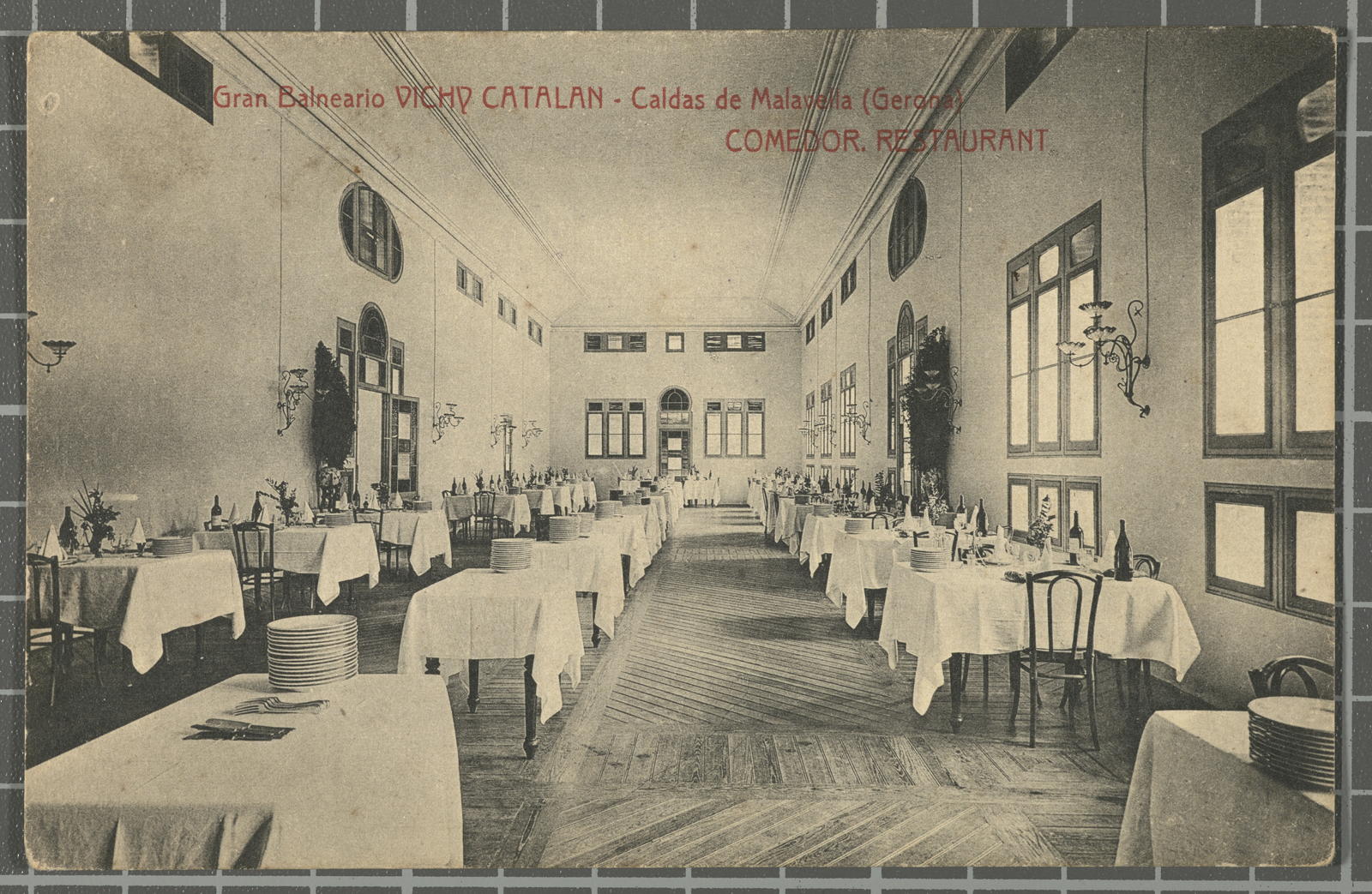 Desconegut, Gran Balneario Vichy Catalan - Caldas de Malavella (Gerona) . Comedor. Restaurant