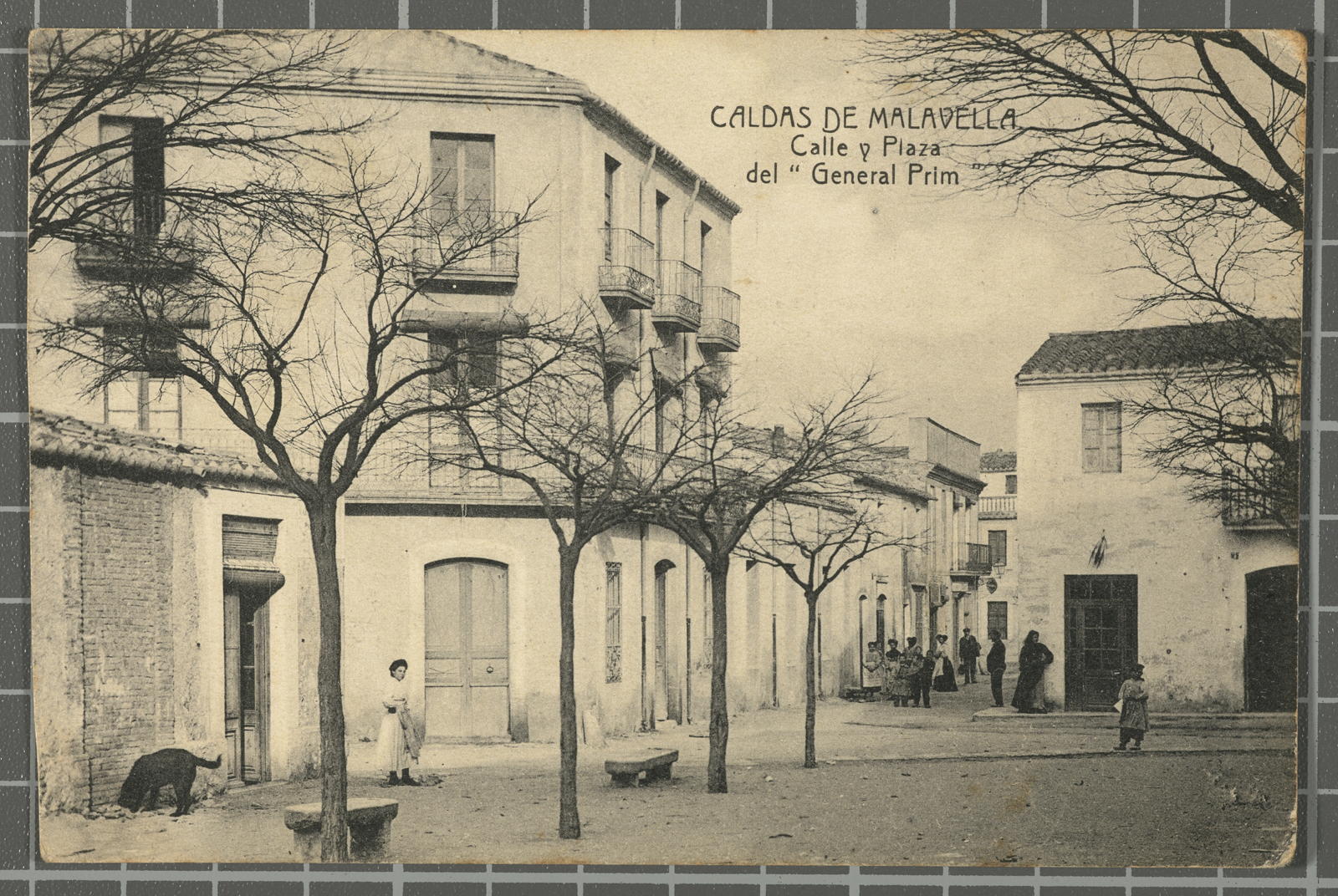 Desconegut, Caldas de Malavella. Calle y Plaza del "General Prim"