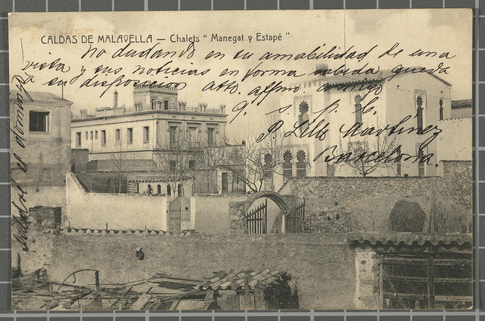 Desconegut, Caldas de Malavella - Chalets "Manegat y Estapé"