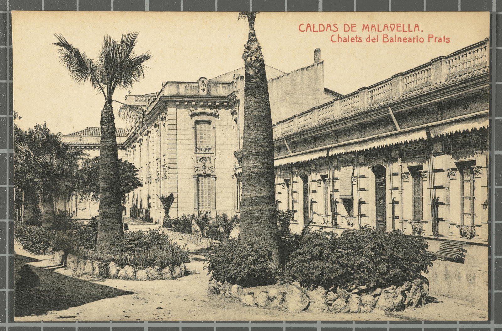 Desconegut, Caldas de Malavella. Chalets del Balneario Prats