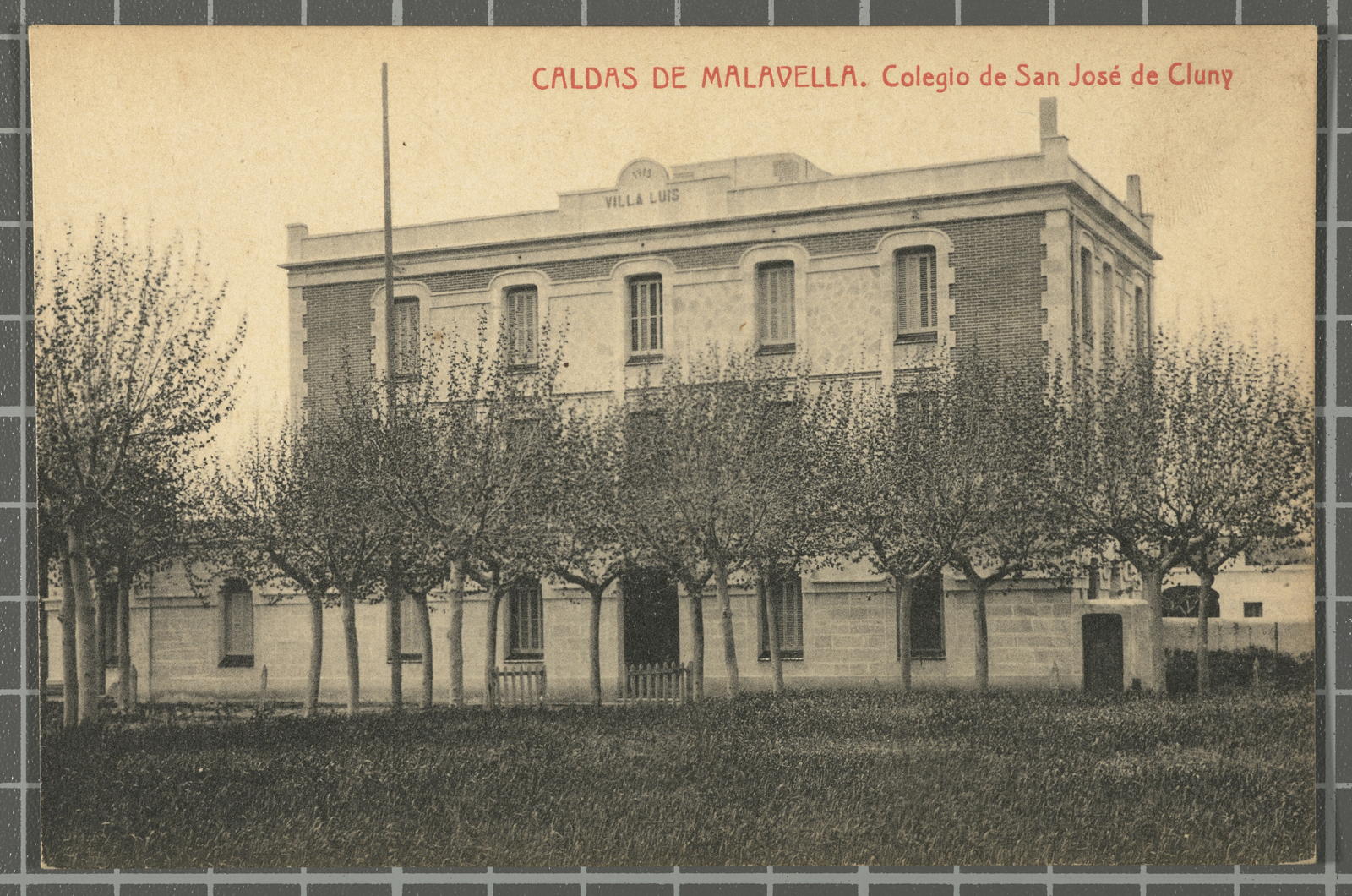 Desconegut, Caldas de Malavella. Colegio de San José de Cluny