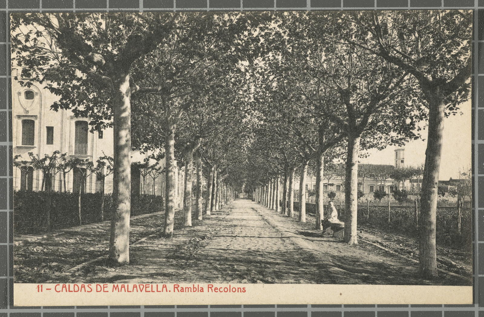 Desconegut, 11 - Caldas de Malavella. Rambla Supportes