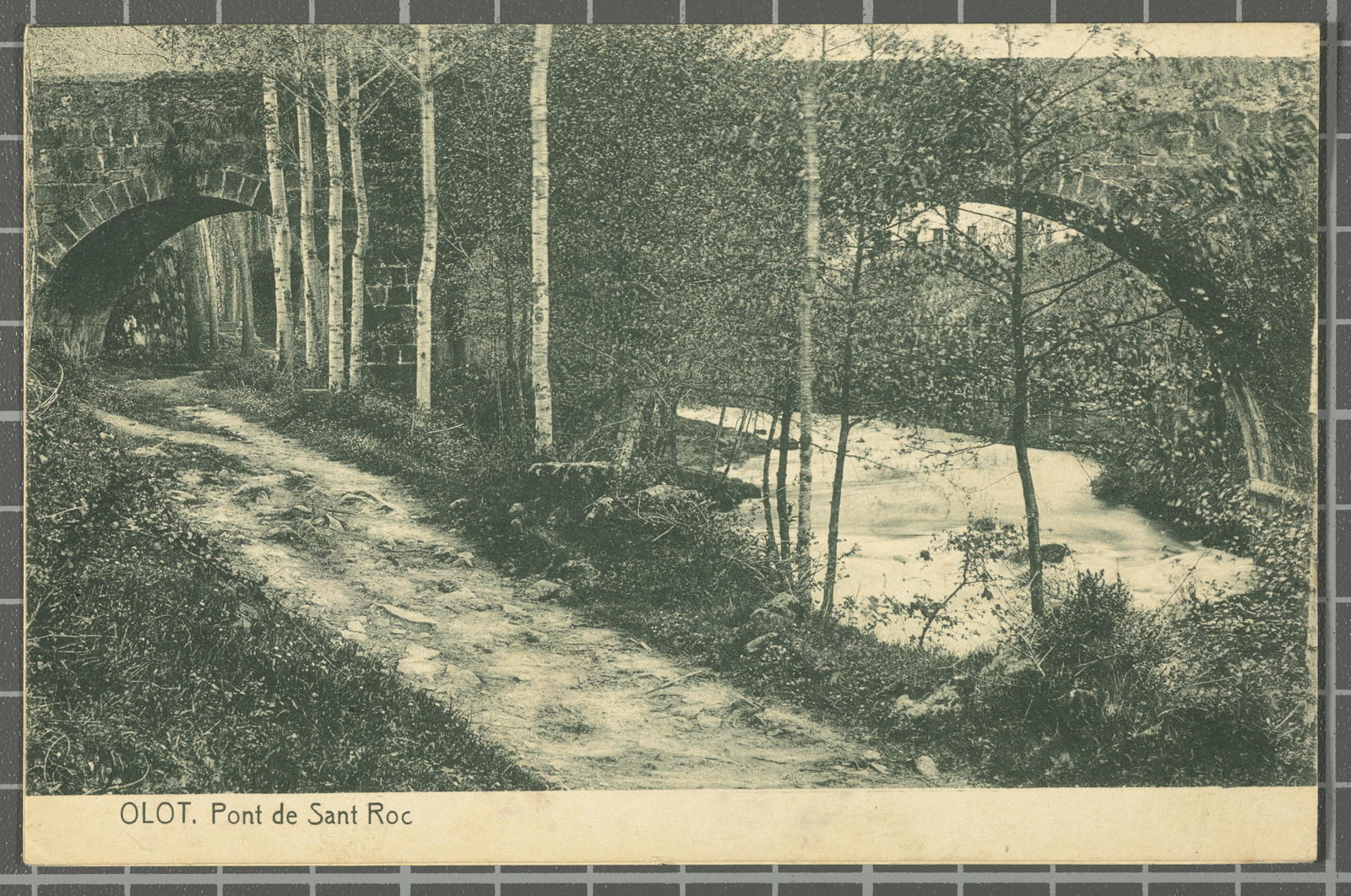 Desconegut, Olot. San Roque Bridge