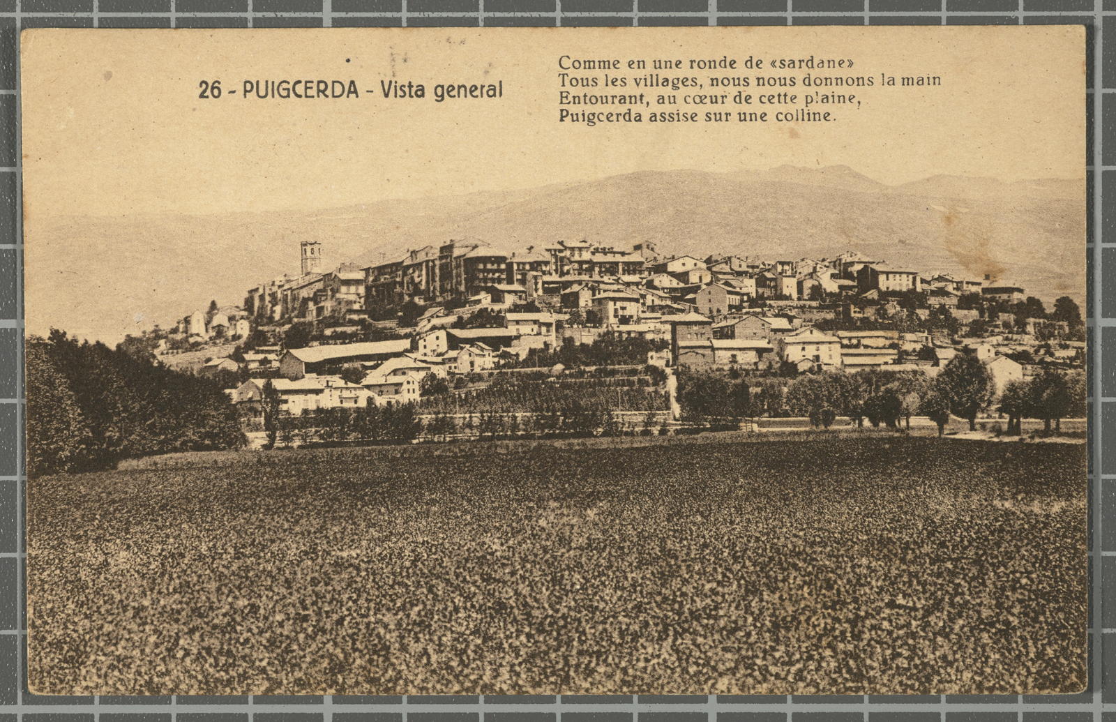 Desconegut, 26. Puigcerda. Vista general.