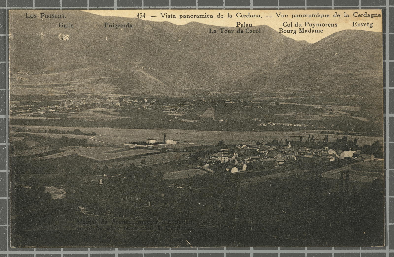 Desconegut, 454 - Vista panoramica de la Cerdaña