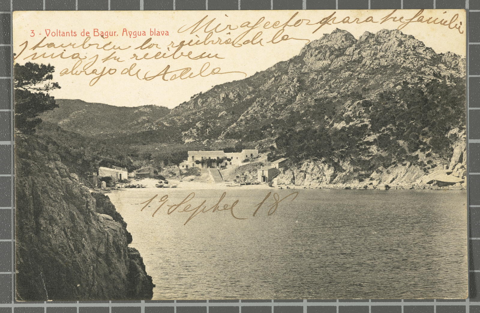 Desconegut, 3 - Voltants de Bagur. Aygua blava