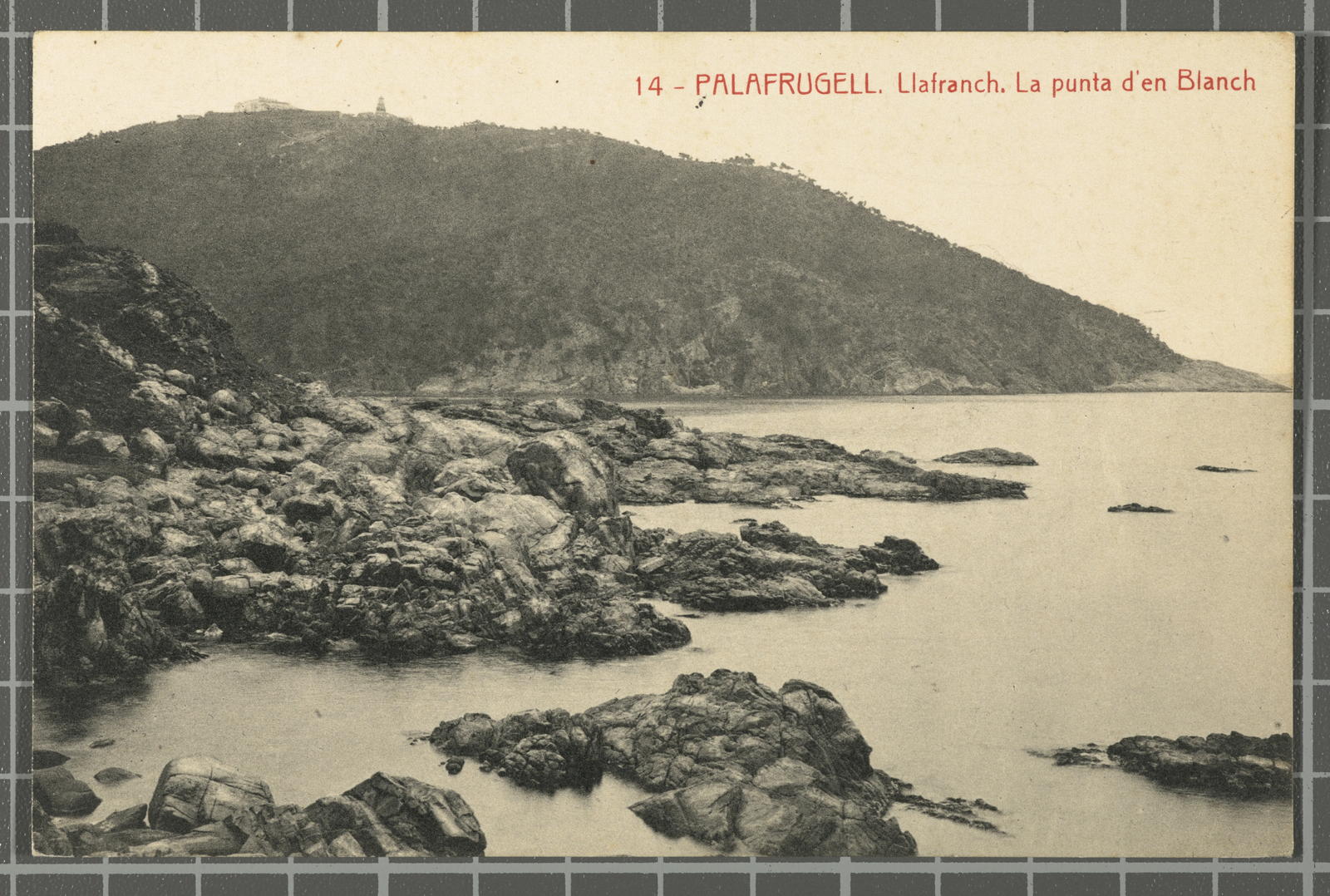 Desconegut, 14 - Palafrugell. Llafranch. The tip of in Blanch