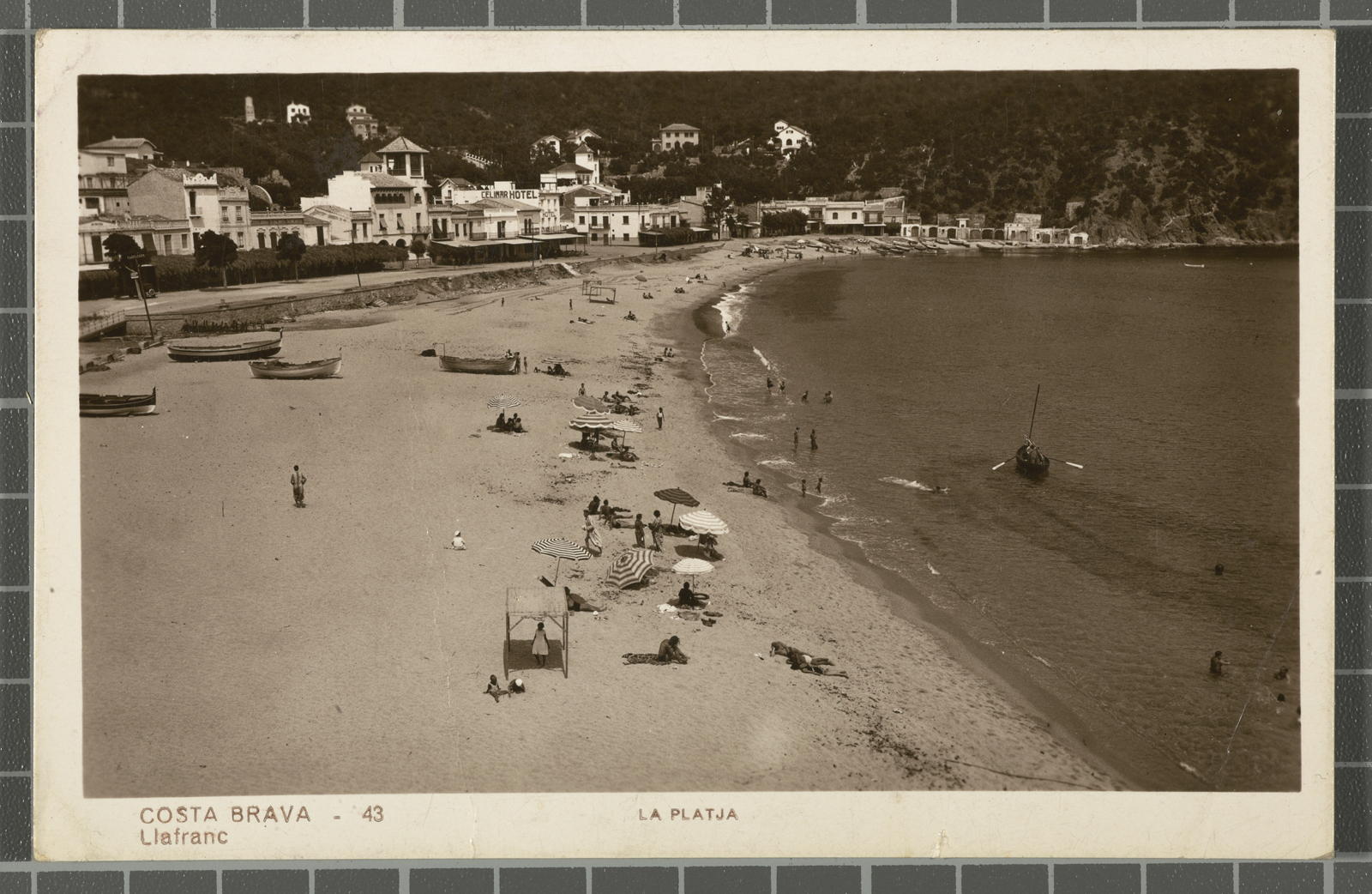 Desconegut, Costa Brava - 43 Llafranc. La platja