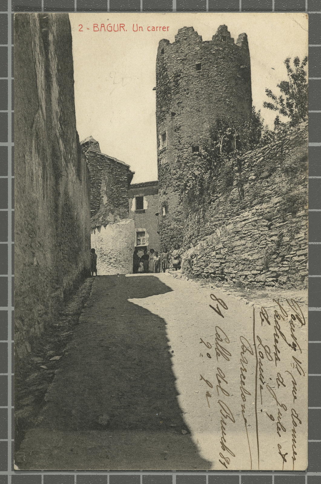 Desconegut, 2 - Bagur. Un carrer