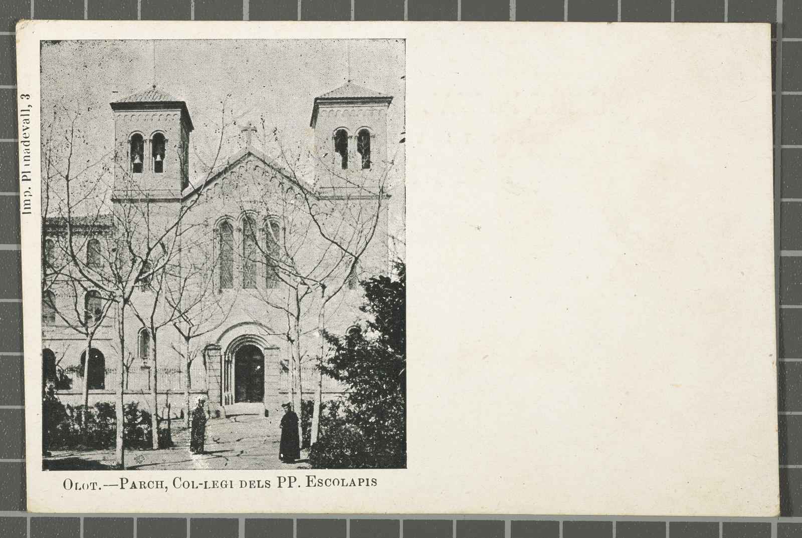 Desconegut, Olot.- Parch, College of the PP. Piarist