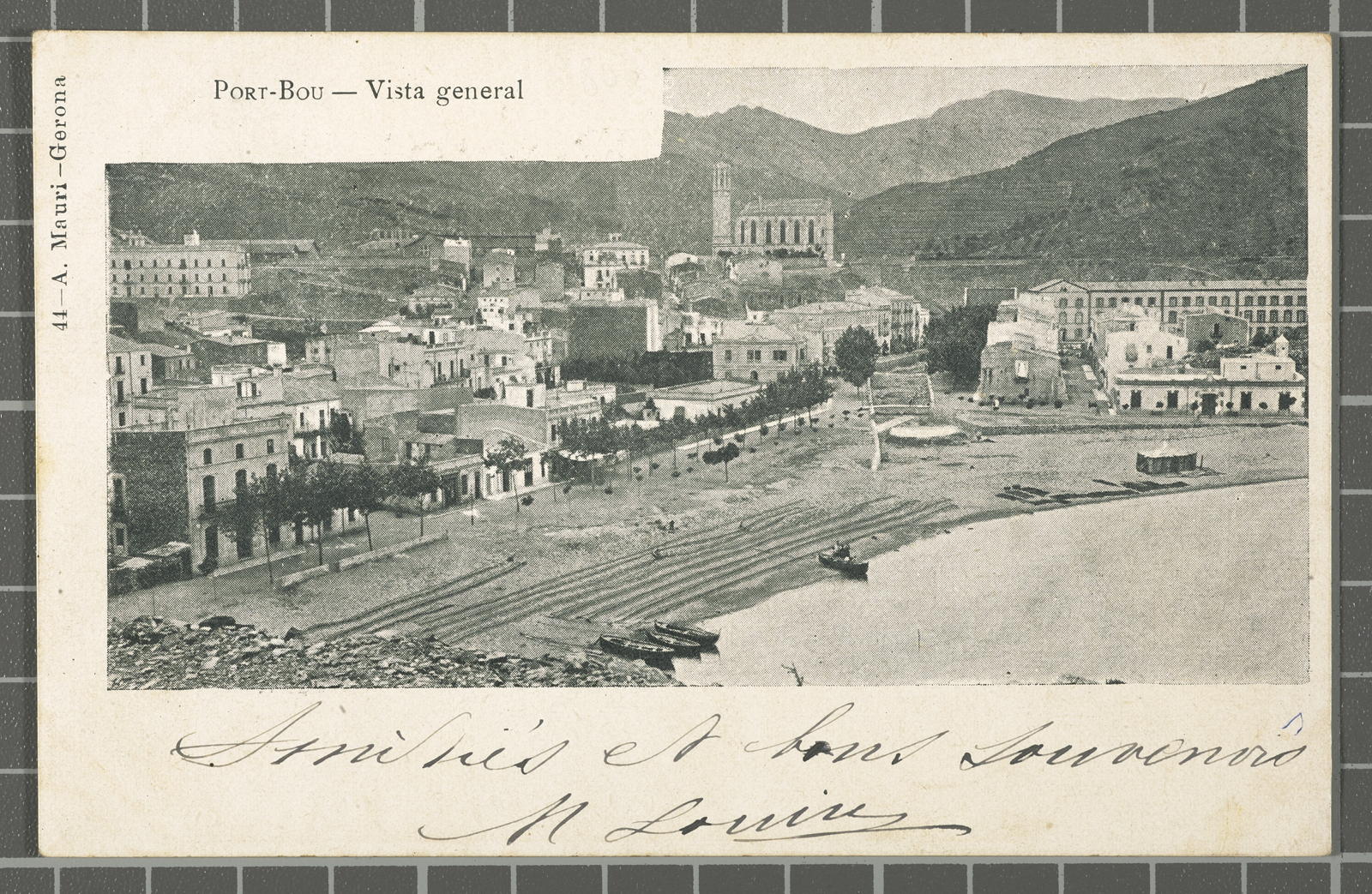 Desconegut, Port-Bou - Vista general