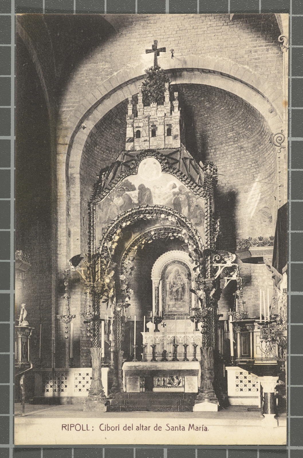 Desconegut, Ripoll. Cibori of the altar of St. Mary