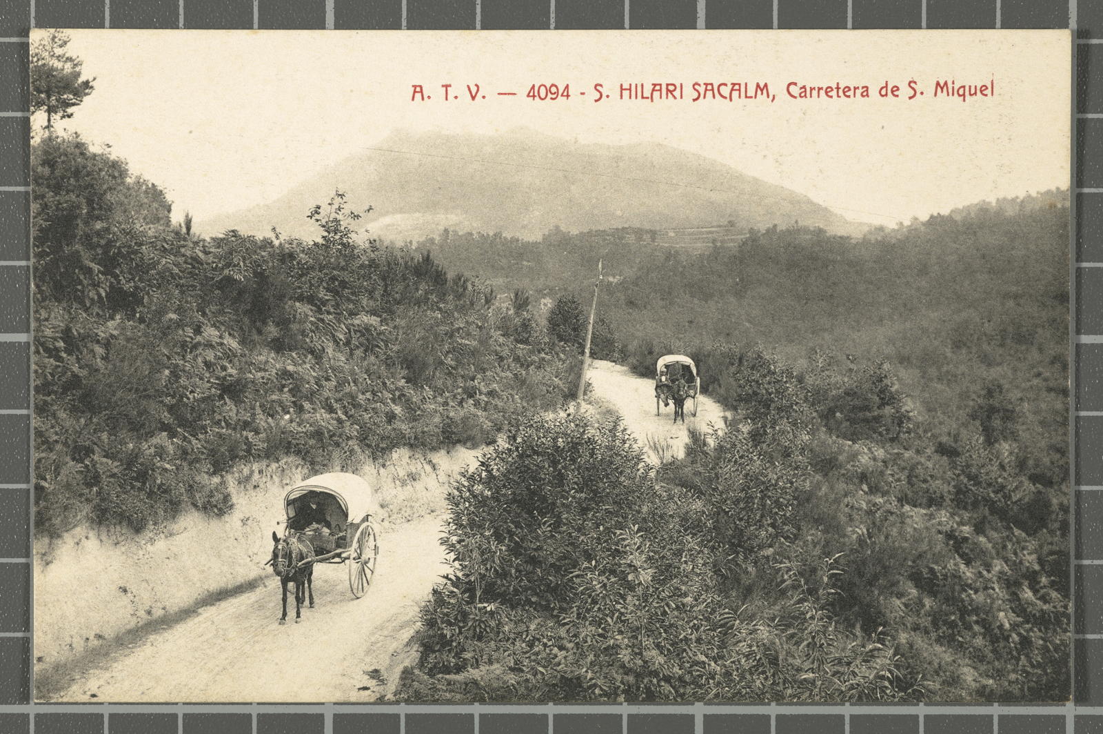 Josep Ximeno Planas, A.T.V. - 4094. S. Hilari Sacalm. Road of S. Michael